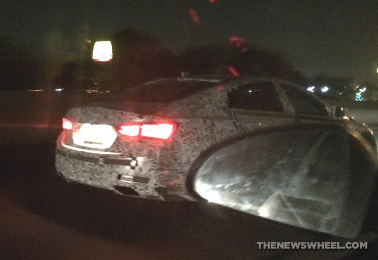 2018 Chevy Malibu test vehicle