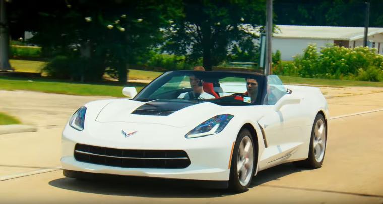 Joe and Caspar Corvette