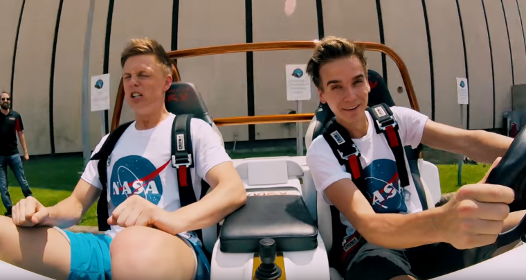 Joe and Caspar NASA