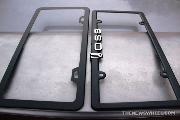 Karoad stainless steel license plate frame cover review comparison