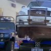 Kung Fu Yoga 2017 Movie Jackie Chan car chase road Infiniti SUV crash