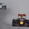 Max Verstappen leading Nico Rosberg at the 2016 Brazilian Grand Prix