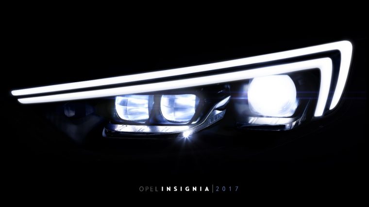 Next-gen IntelliLux LED matrix headlights 2017 Opel Insignia