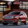 2017 GMC Acadia GM October 2016 sales