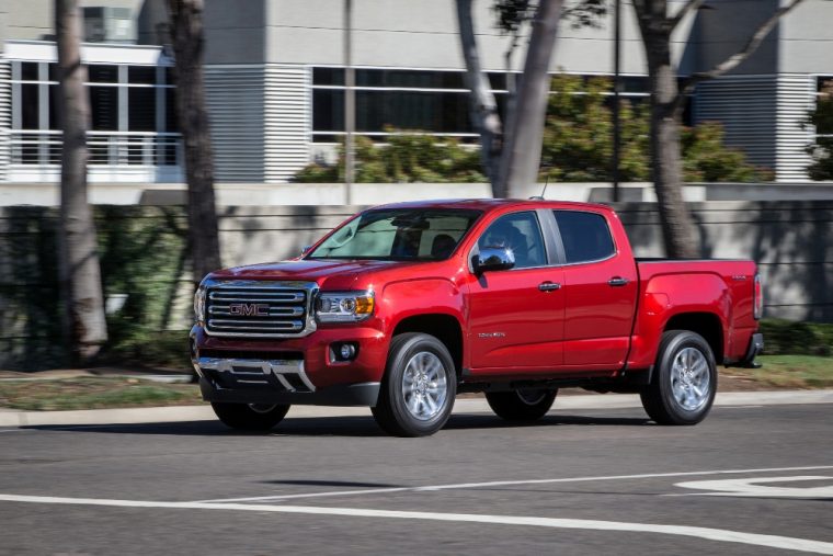 The 2017 GMC Canyon has a starting MSRP of less than $21,000