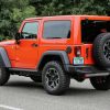 The Jeep Wrangler is offered with new LED headlights for the 2017 model year