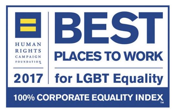 Ford scored a 100 in the HRC's 2017 Corporate Equality Index