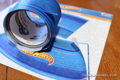 hot wheels playtape track