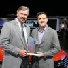 Hyundai CEO Dave Zuchowski Sonata award from Edmunds