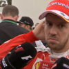 Sebastian Vettel looking perplexed