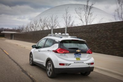 Self-driving Chevy Bolts have begun testing on public roadways in Michigan