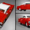 Volkswagen VW Karmann Ghia LEGO set classic car model Vibor Cavor red