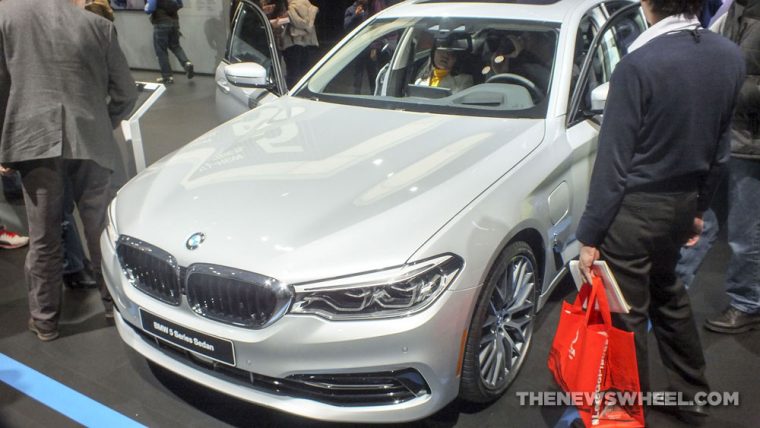 Another view of the new BMW 5 Series