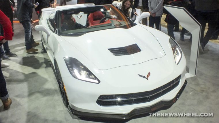 The 2017 Chevrolet Corvette Stingray was one of the fastest cars shown at the 2017 Detroit Auto Show