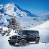 The 2017 Jeep Wrangler Unlimited has a starting MSRP of less than $30,000 and comes standard with four-wheel drive