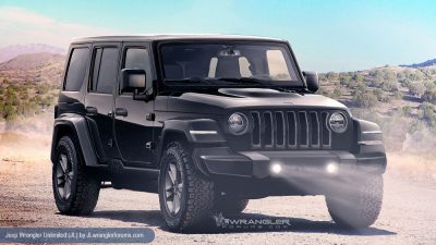 Possible photos of the 2018 Jeep Wrangler’s grille have leaked online