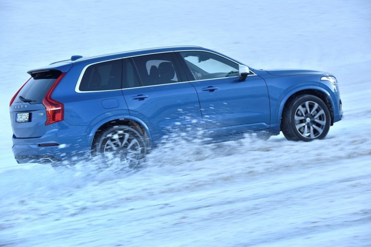 The 2017 Volvo XC90 T8 features a hybrid powertrain and carries a starting MSRP of $67,800