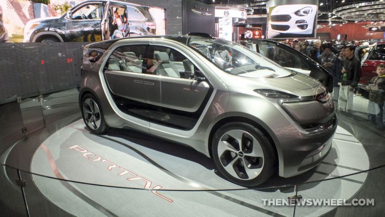 The Chrysler Portal Concept was the star of FCA’s display at the 2017 Detroit Auto Show