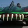 Roger Corman movie Death Race 2000 Frankenstein car dragon teeth driving scene