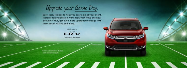 Honda “Upgrade” Offers Tasty Treats During Super Bowl LI