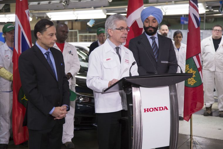 Honda Canada announces investment in Ontario Manufacturing Plains