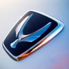 Hyundai Equus badge logo bird wings design meaning