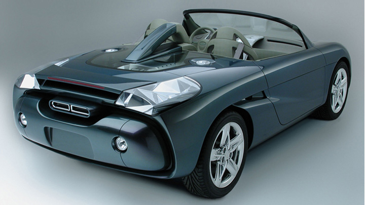 Hyundai HCD-6 Roadster concept car at 2001 Chicago Auto Show