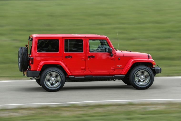 The 2017 Jeep Wrangler Unlimited has a starting MSRP of less than $30,000 and comes standard with four-wheel drive