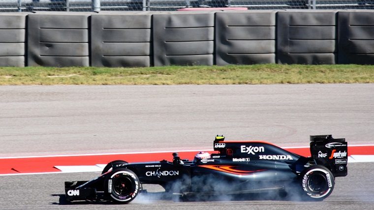 Jenson Button at the 2016 US GP