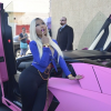 Would you have ever guessed that Nicki Minaj drives a bright pink Lamborghini?