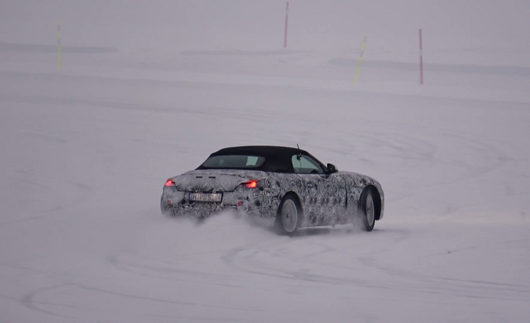 Toyota Supra / BMW Z5 test mule