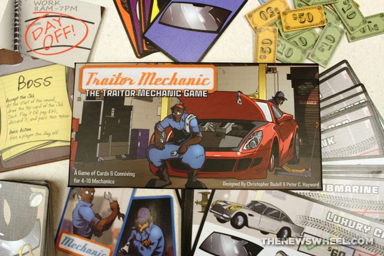 Traitor Mechanic Game Review Dice Hate Me Car Garage Social Deduction