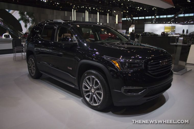 GMC brought its full lineup of vehicles to the 2017 Chicago Auto Show, including the 2017 GMC Acadia All Terrain