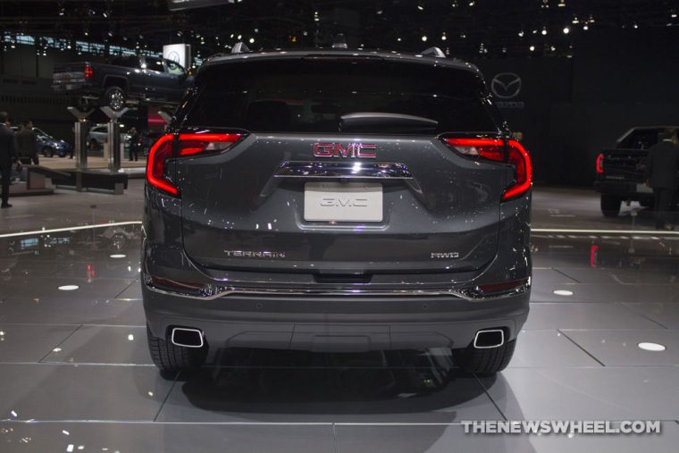 GMC brought its full lineup of vehicles to the 2017 Chicago Auto Show, including the 2018 GMC Terrain