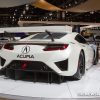 2017 Acura NSX GT3 white racecar on display Chicago Auto Show