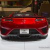 2017 Acura NSX red sports car on display Chicago Auto Show