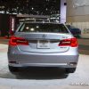 2017 Acura RLX silver sedan car on display Chicago Auto Show
