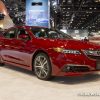 2017 Acura TLX GT red sedan car on display Chicago Auto Show