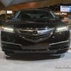 2017 Acura TLX black sedan car on display Chicago Auto Show