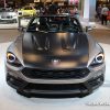 2017 Fiat 124 Spider Abarth gray convertible car on display Chicago Auto Show