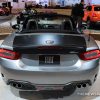 2017 Fiat 124 Spider Abarth gray convertible car on display Chicago Auto Show