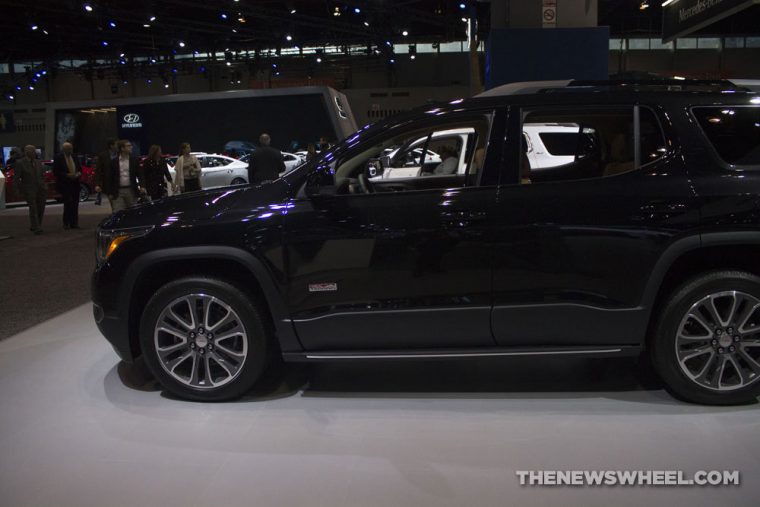 GMC brought its full lineup of vehicles to the 2017 Chicago Auto Show, including the 2017 GMC Acadia All Terrain