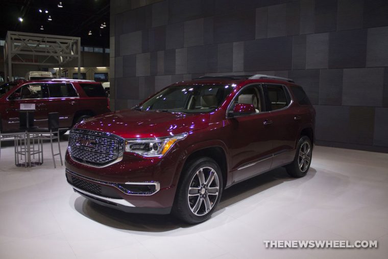 GMC brought its full lineup of vehicles to the 2017 Chicago Auto Show, including the 2017 GMC Acadia Denali