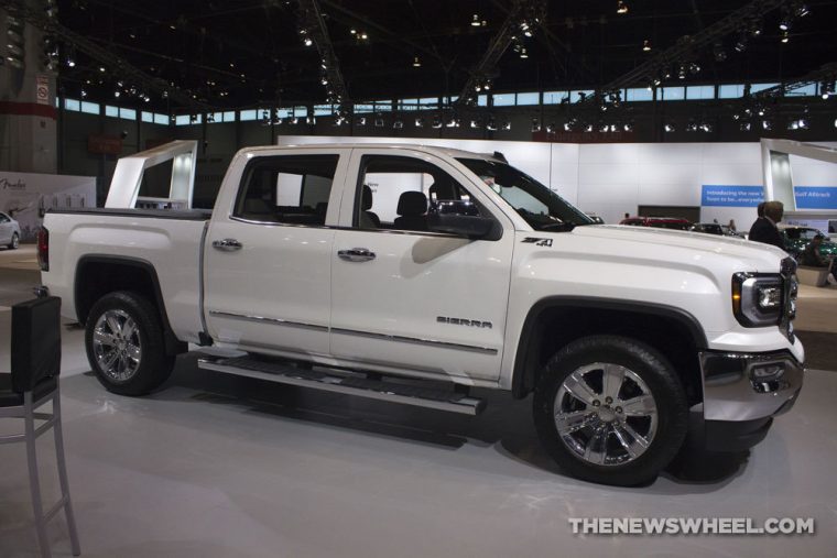 GMC brought its full lineup of vehicles to the 2017 Chicago Auto Show, including the 2017 GMC Sierra SLT Elevation