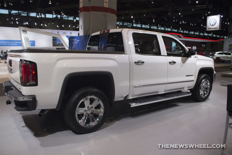 GMC brought its full lineup of vehicles to the 2017 Chicago Auto Show, including the 2017 GMC Sierra SLT Elevation