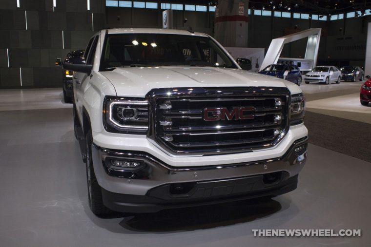 GMC brought its full lineup of vehicles to the 2017 Chicago Auto Show, including the 2017 GMC Sierra SLT Elevation