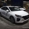 2017 Hyundai Ioniq hybrid electric car EV white Chicago Auto Show