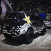 2017 Hyundai Santa Fe Rockstar Concept SUV black custom design at Chicago Auto Show