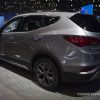 2017 Hyundai Santa Fe Sport crossover silver SUV display Chicago Auto Show