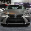 2017 Lexus GS 350 silver sedan car on display Chicago Auto Show